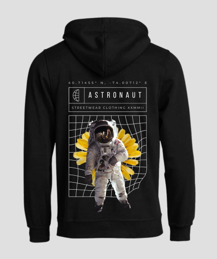 Astronout hoodie - Techno outfit for man and woman