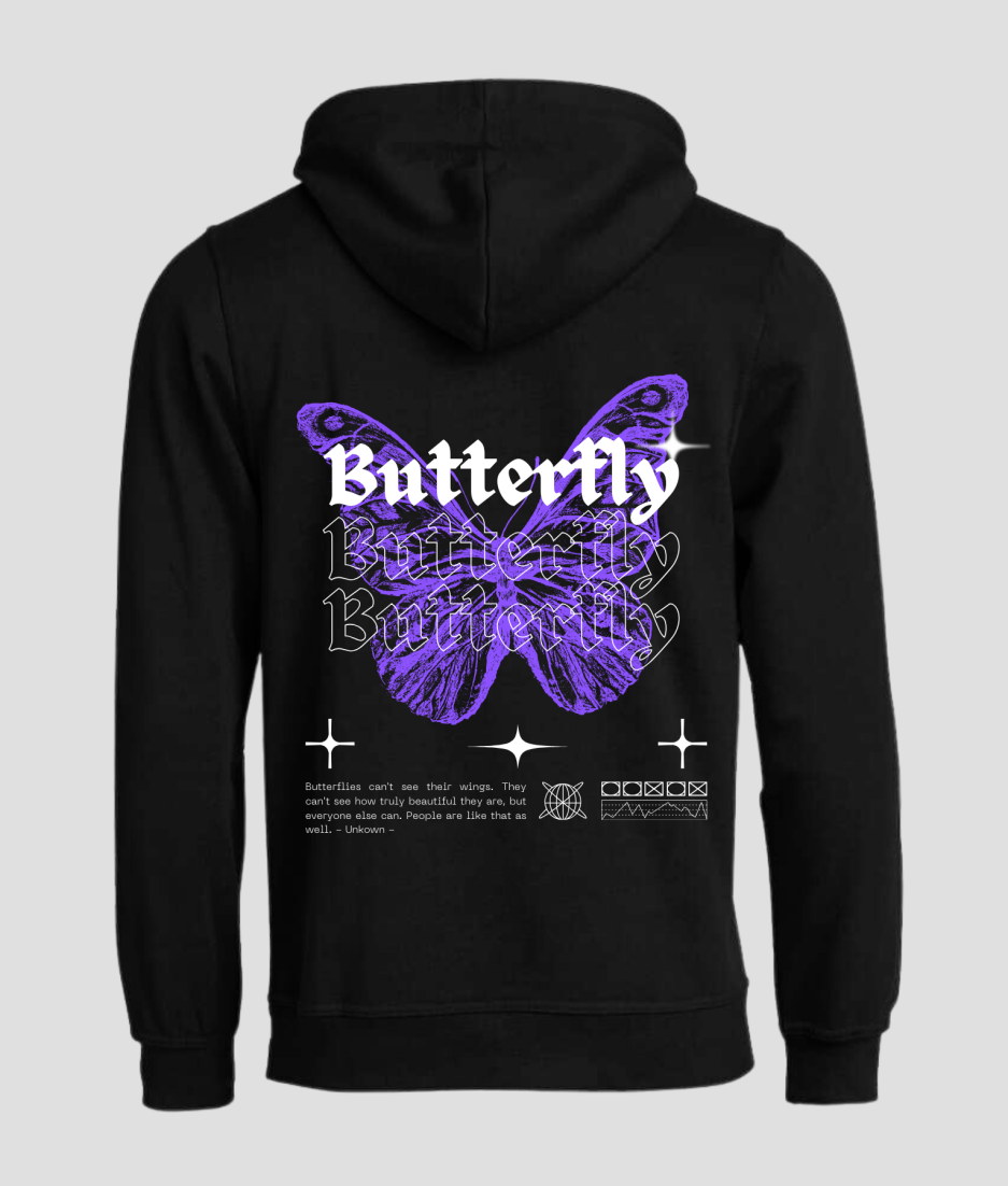 Butterfly hoodie - shop techno hoodies for your next festival