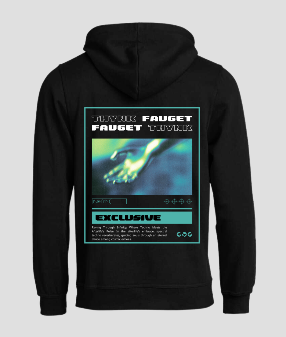 Fauget hoodie - the beste techno apparel and clothing for your next festival