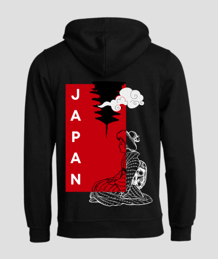 Japan hoodie - Festival and techno rave clothing