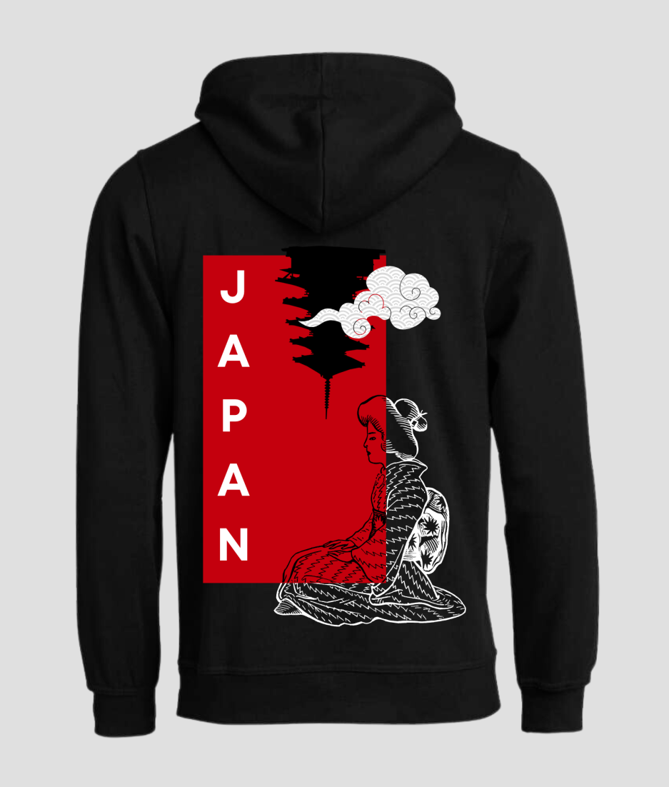 Japan hoodie - Festival and techno rave clothing