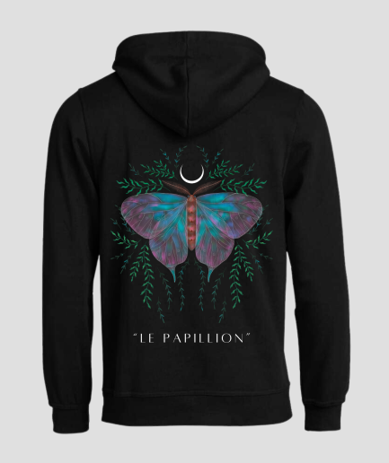 Lepapillion hoodie - Festival wear unisex hoodies