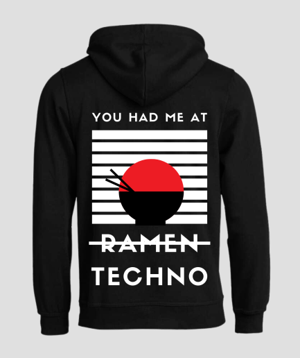 Ramen techno - Hoodie for festivals and rave gear