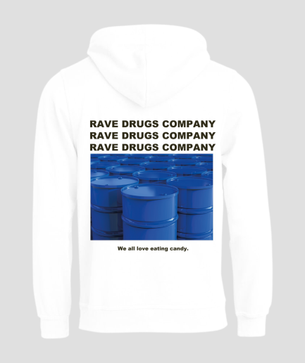 Rave company hoodie - festival techno clothing