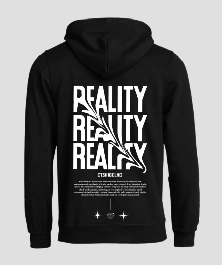 Reality hoodie - Techno hoodie warm