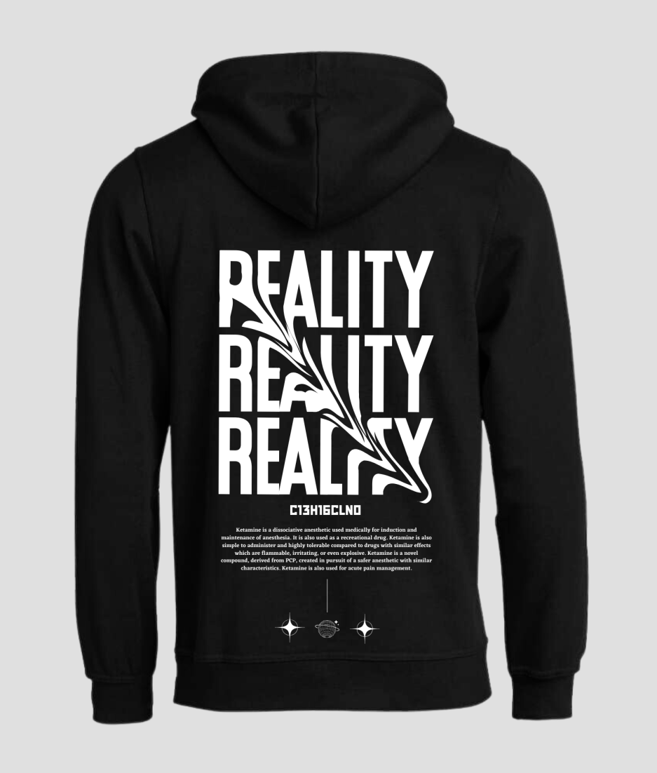 Reality hoodie - Techno hoodie warm