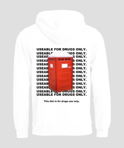 Toilets are made for hoodie - Techno festival hoodie