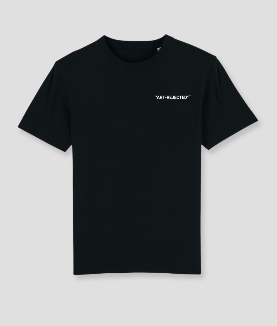 Art Rejected Shirt black - techno brand store clothing tees